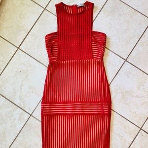 Red Midi Dress
